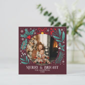 Carte photo de Noël de l'organisme Botanical Winte (Debout devant)