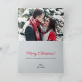 Carte photo de Noël de Noël Cute Reindeer (Intérieur)