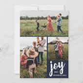 Carte photo de Noël de Noël de la fête de la famil (Devant)