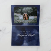 Carte photo de Noël de Noël de la Marine (Intérieur)