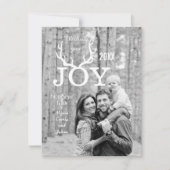 Carte photo de Noël de Noël de Noël de Mint Joy De (Devant)