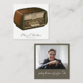 Carte photo de Noël de Radio classique (Devant / Derrière)