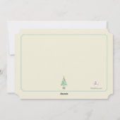 Carte photo de Noël de Red Heart (Dos)