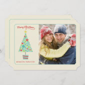 Carte photo de Noël de Red Heart (Devant / Derrière)