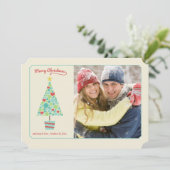 Carte photo de Noël de Red Heart (Debout devant)