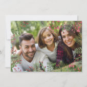 Carte photo de Noël de vacances (Devant)