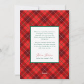 Carte photo de Noël des Fêtes de Noël (Dos)