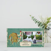 Carte photo de Noël Dreamel Camels (Debout devant)