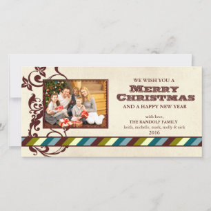 Carte photo de Noël du Country Ranch