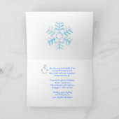 Carte photo de Noël du petit-fils pour son premier (Intérieur)