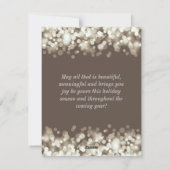 Carte photo de Noël élégante et moderne (Dos)