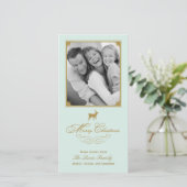Carte photo de Noël et de Noël (Debout devant)