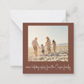 Carte photo de Noël Fox (Dos)