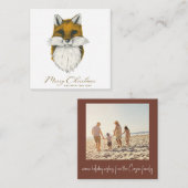 Carte photo de Noël Fox (Devant / Derrière)