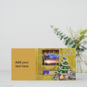 Carte photo de Noël hawaïen (Debout devant)