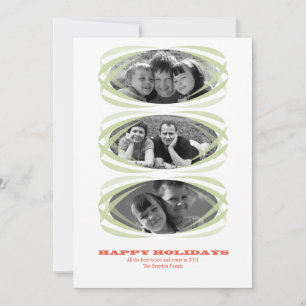Carte photo de Noël Hip Ellipse 5x7