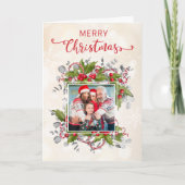 Carte photo de Noël Holly (Devant)