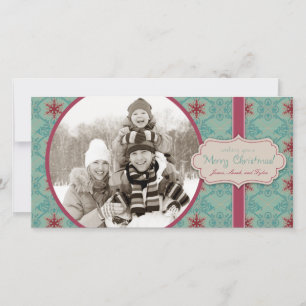Carte photo de Noël II classique
