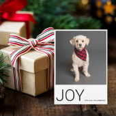 Carte Photo de Noël | Joie | Joyeux Fêtes