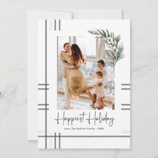 Carte photo de Noël Jour férié de Noël (Devant)