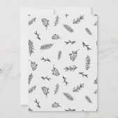 Carte photo de Noël Joyeuse et brillante (Dos)