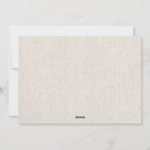 Carte photo de Noël Joyeux Fête en famille (Dos)