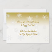 Carte photo de Noël Joyeux Noël (Dos)