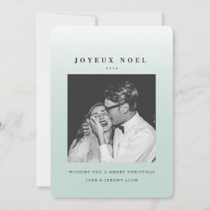 Carte photo de Noël Joyeux Noel Ombre