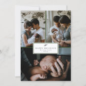 Carte photo de Noël Joyeux pour la famille (Devant)