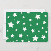 Carte photo de Noël Joyeux Vert (Dos)