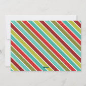 Carte photo de Noël, Lumières de Noël, Vacances (Dos)