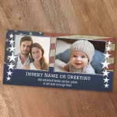 Carte photo de Noël militaire / patriotique