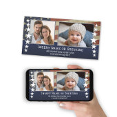 Carte photo de Noël militaire / patriotique