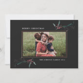 Carte photo de Noël minimale (Devant)