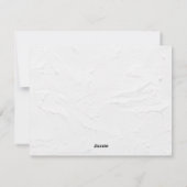 Carte photo de Noël minimaliste moderne (Dos)