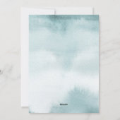 Carte photo de Noël moderne Frost Abstraite (Dos)