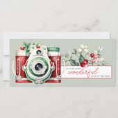 Carte photo de Noël négatif du film (Dos)