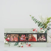 Carte photo de Noël négatif du film (Debout devant)