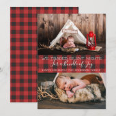 Carte photo de Noël - Nuits sans silence (Devant / Derrière)