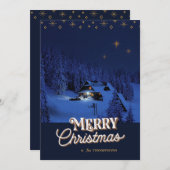 Carte photo de Noël Oh Holy Night (Devant / Derrière)