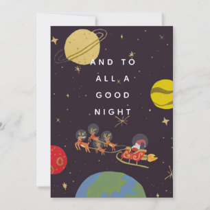 Carte photo de Noël Orbit