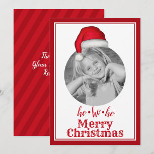 Carte photo de Noël Père Noël Whimsical 1 Photo