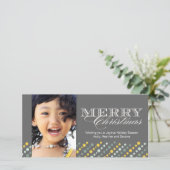 Carte photo de Noël personnalisable (Debout devant)