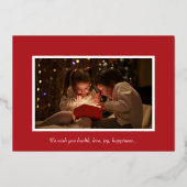 Carte photo de Noël Phuile pour les vacances en ro (Verso)