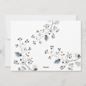 Carte photo de Noël pour la paix biologique (Dos)