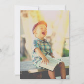 Carte photo de Noël Reindeer Menorah Hanoukka (Dos)