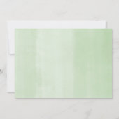 Carte photo de Noël simple or vert (Dos)