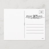 Carte photo de Noël Snowflake (Dos)