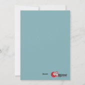 Carte photo de Noël Spirographe 5x7 (Dos)