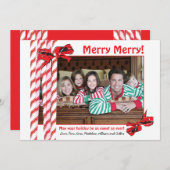 Carte photo de Noël Sucre de canne doux (Devant / Derrière)